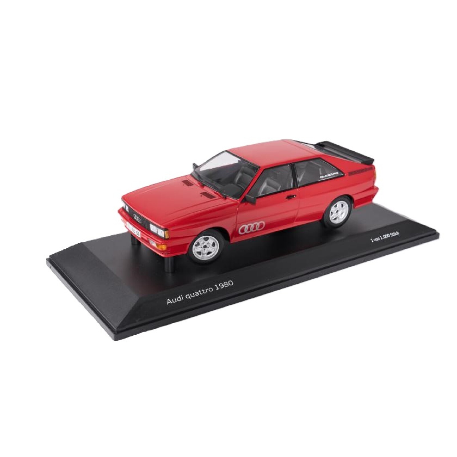Sun Star Models 1:18 Audi Quattro Coupe Année 1981 rouge métallique